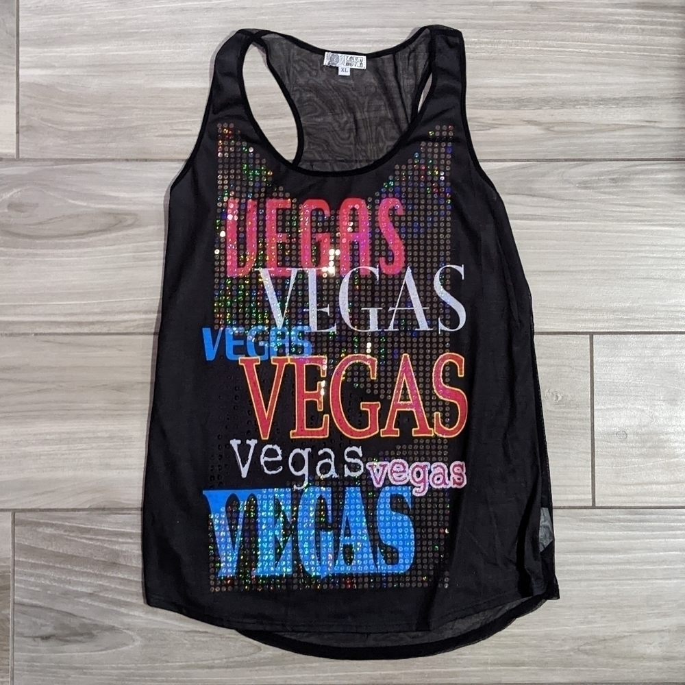 Love Amour VEGAS Sheer Tank Top